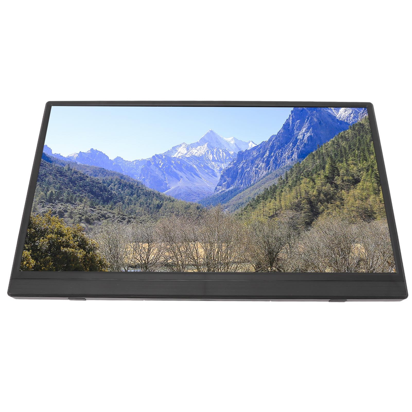 Alvinlite Moniteur Portable, Moniteur de Bureau de Jeu Ultra Fin IPS 15,6 Pouces, écran Tactile USB C 1920 x 1080P, écran LCD rafraîchi 60 Hz, Moniteur Externe pour Ordinateur