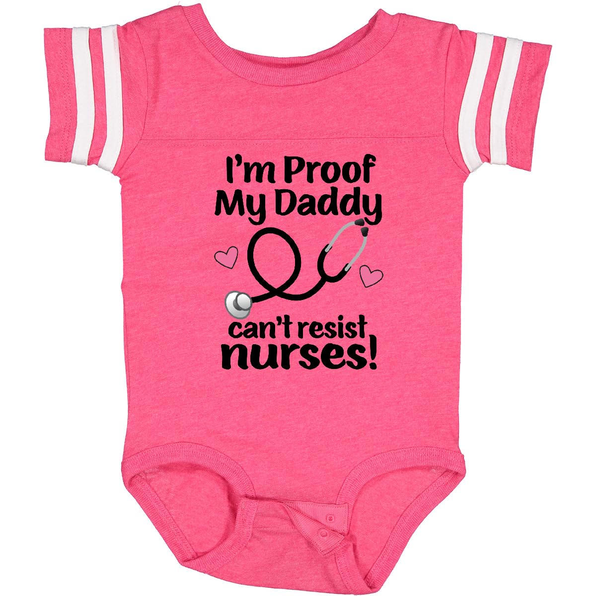 inktastic Nurse Mommy Daddy Can't Resist Nurses Baby Bodysuit