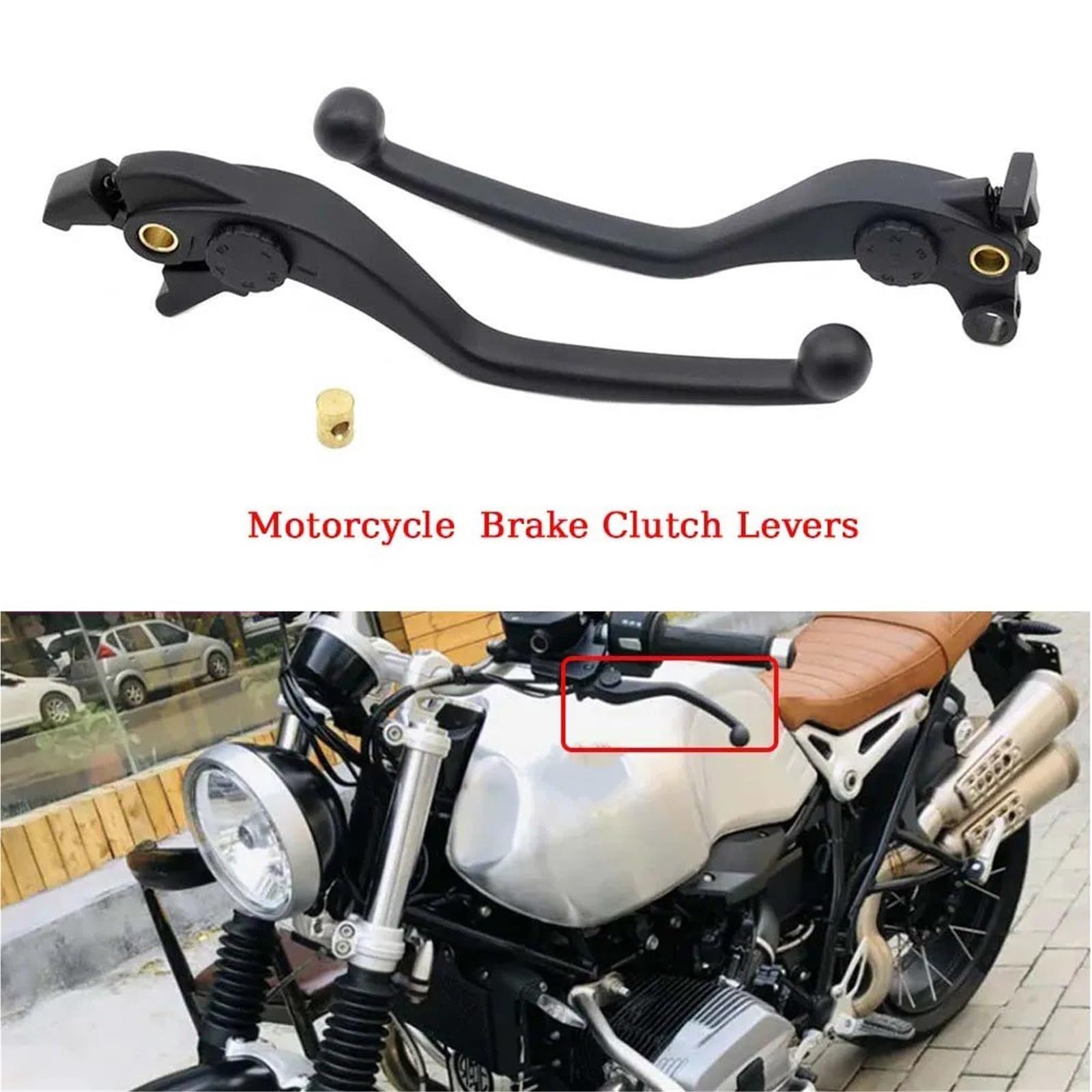 Leva Freno Leve Frizione Per BMW R9T R Per NINE T Per Scrambler Per Pure Per Urban GS 2017 2018 2019 2020 2021 2022 Leve Freno Frizione Manubrio Moto In Alluminio Moto Freno Frizione(Left)