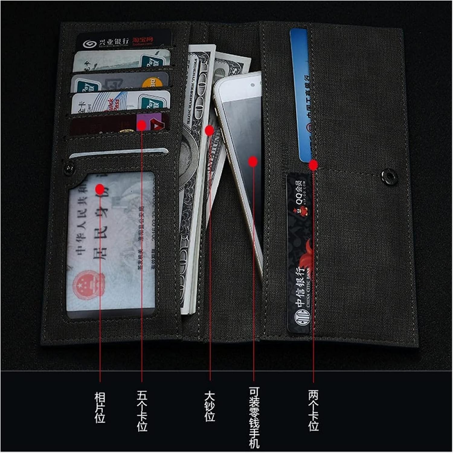 AtEEco] メンズロングウォレットクリエイティブレディース超薄型ソフトクラッチ (Color : Dark gray) 楽天市場】AXE アックス  ラウンドファスナー 長財布メンズ 本革 革 レザー 財布 札入れ サイフ 薄い ウォレット ロングウォレット メンズ財布 ギフト プレゼント 彼氏  ...