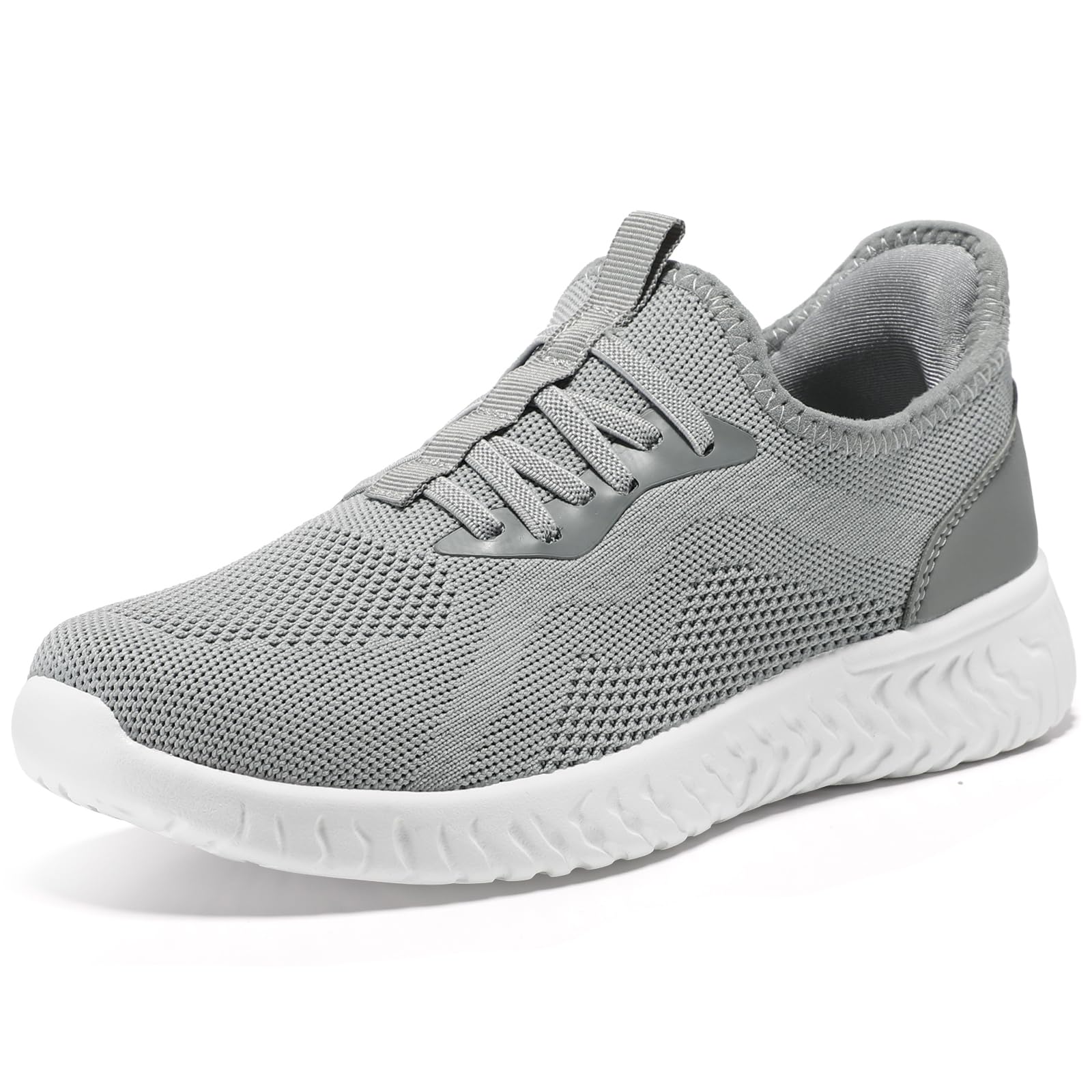 STQ Zapatillas Mujer Deportivas Sin Cordones Malla Transpirable Slip-on Non Slip Ligero Zapatos para Pasear Caminar Correr Andar
