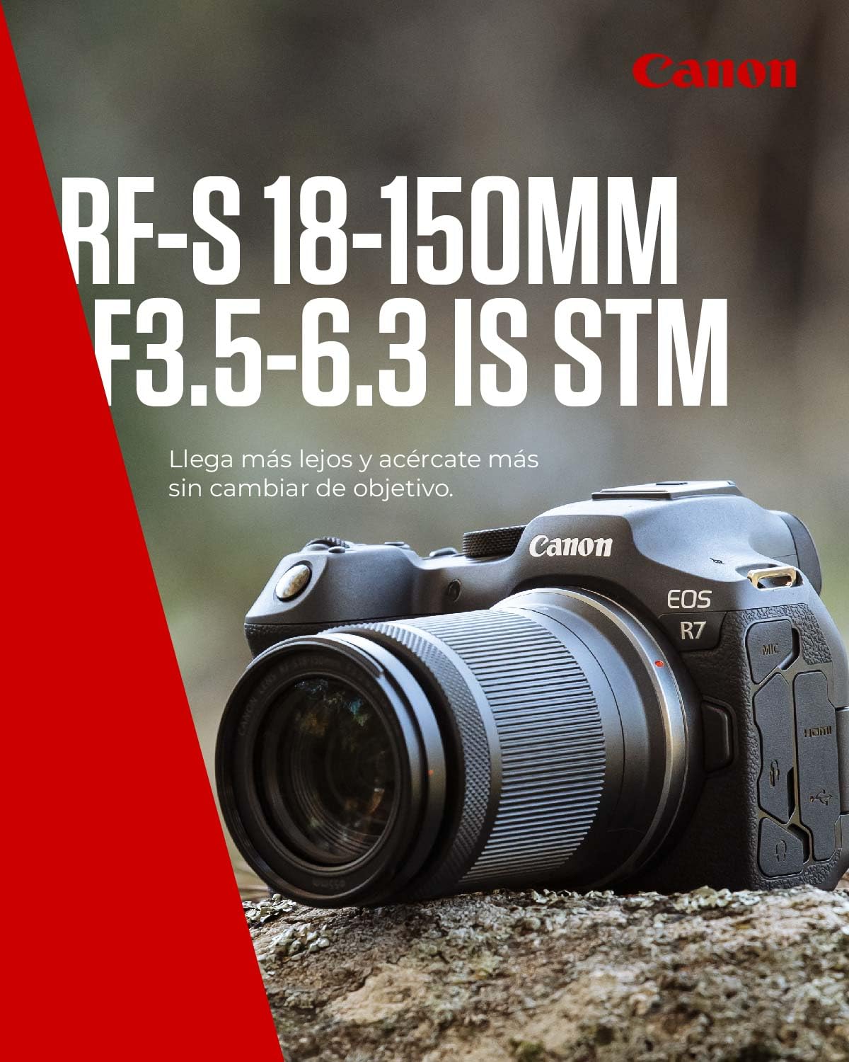 Canon RF-S Lens 18-150mm F3.5-6.3 IS STM - Zoom Camera Lens with 4.5-stop Optical Image Stabilizer for Travel & Wildlife Photography | Canon EOS R System Compatible Camera Lens - 4