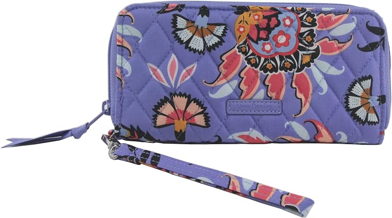 Cartera de pulsera de acordeón RFID de Icoinic, jardín mural