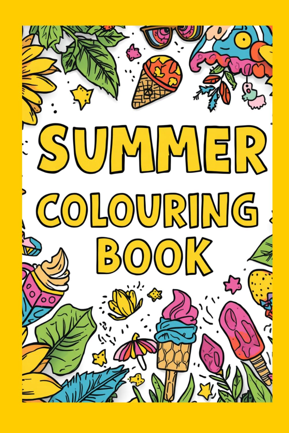 Summer Colouring Book: Fun in the Sun for Little Artists | Creative activity for kids