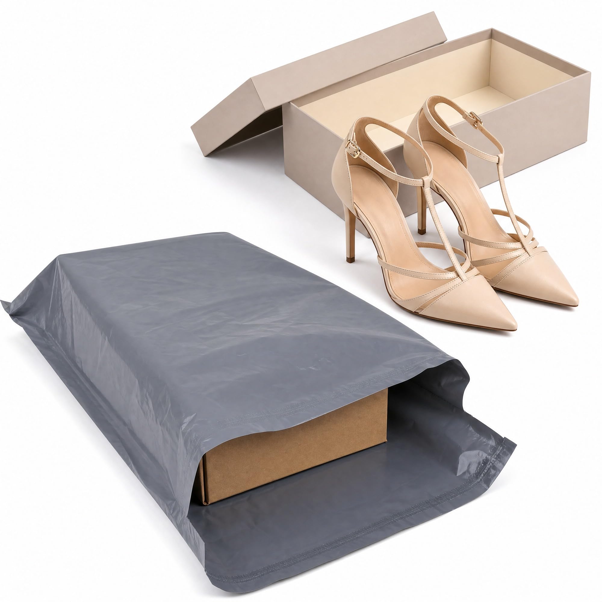 Photo 1 of *2 Pcs* TopVeliform Extra Large Poly Mailers 17x24" 5-Pcs,Shipping Bags Bulk for Clothing,Strong Adhesive Packaging Shipping Envelopes,Large Plastic Postal Mailing Bags Used For Storing Business(Grey?