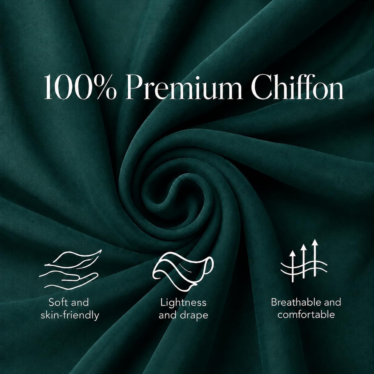 Premium Chiffon Hijab 2 Pack Set