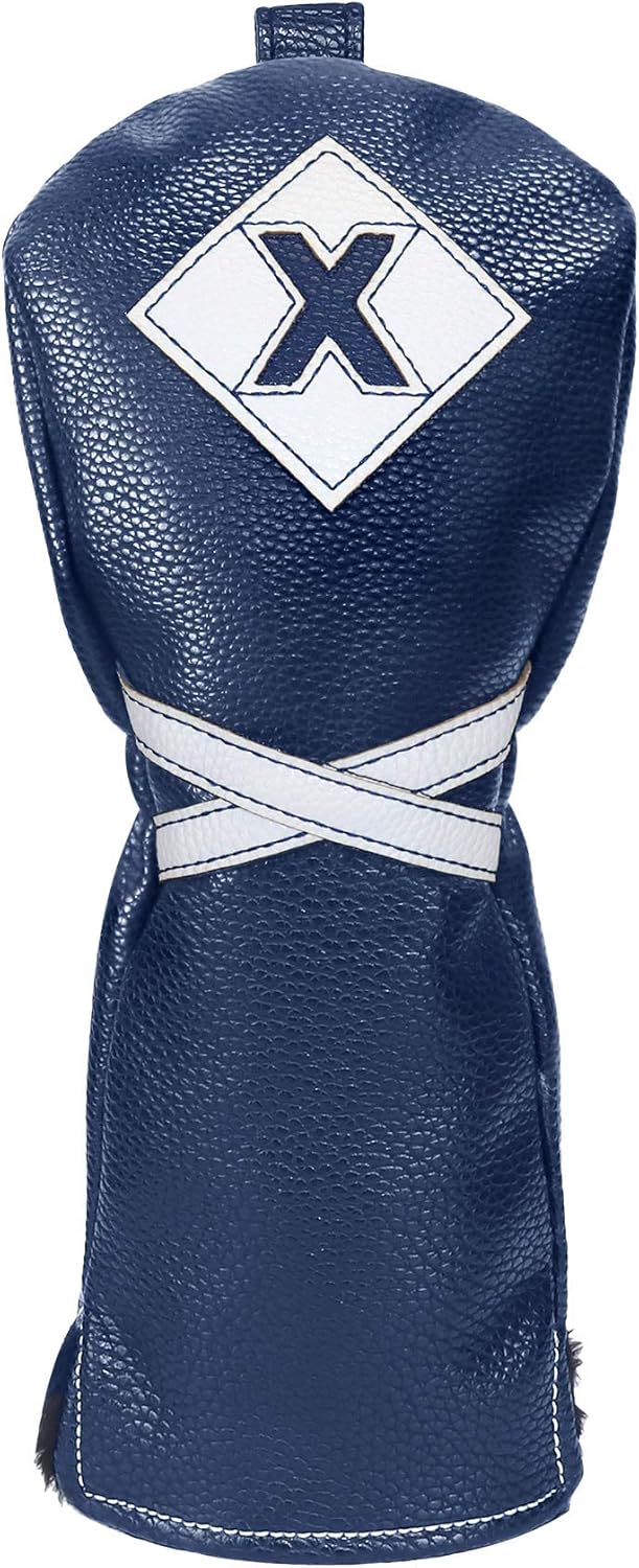 IZZO Golf Premium Fairway Headcover, Navy/White