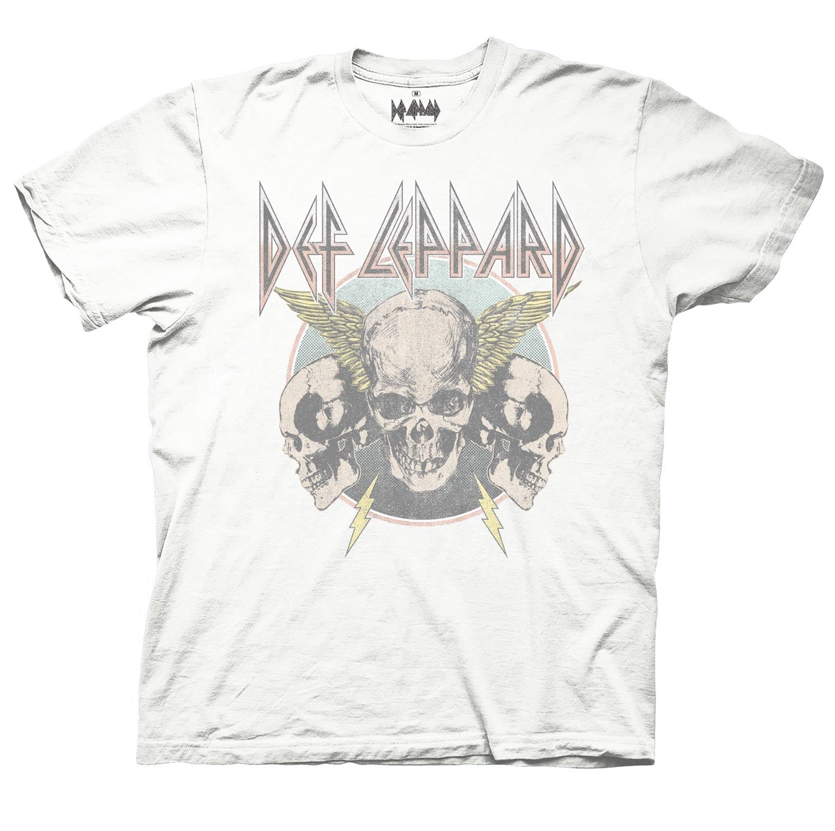 Mens Def Leppard Rock Shirt - Mens Classic Rock Def Leppard Fashion Tee - Def Leppard Short Sleeve Tee