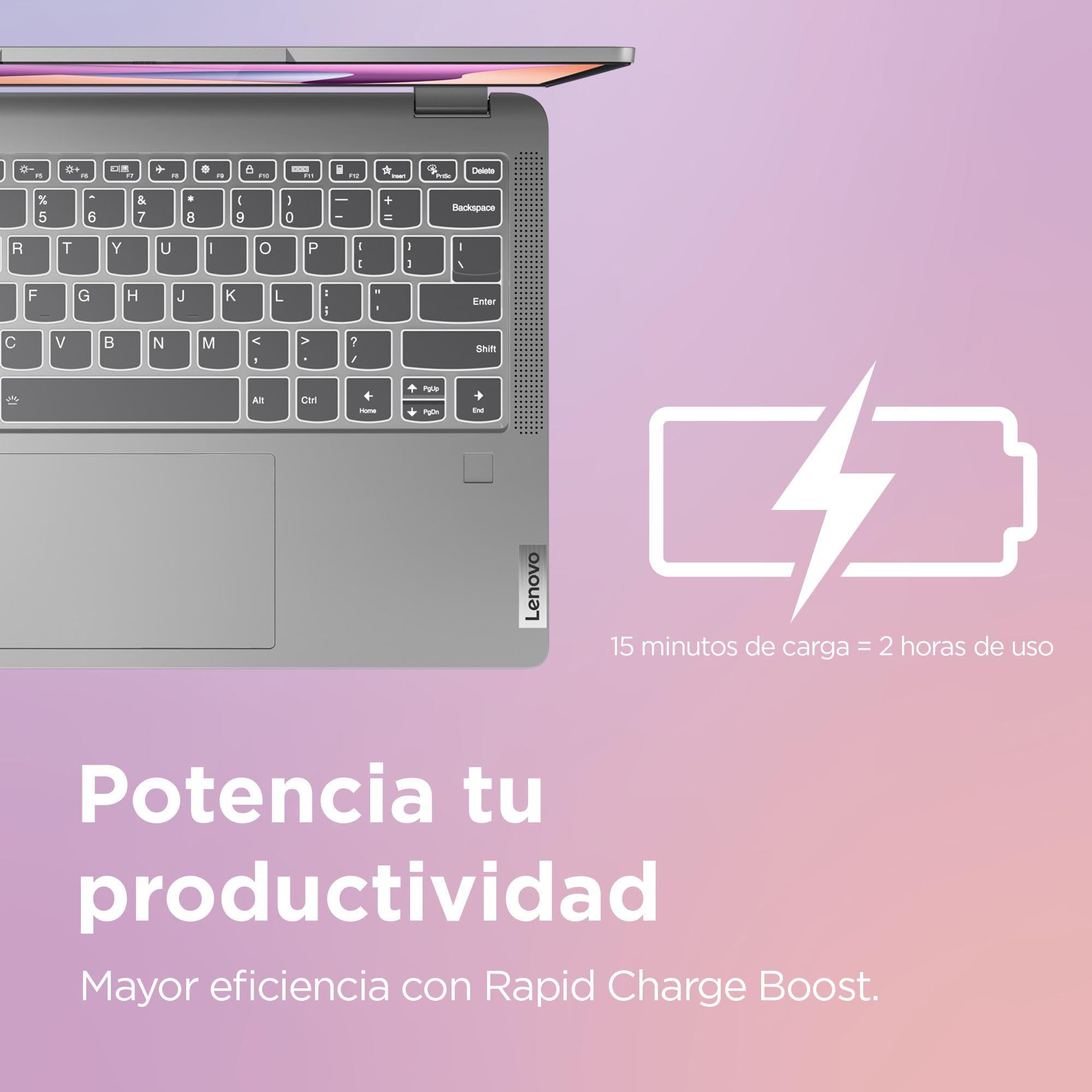 Lenovo IdeaPad Flex 5 Gen 8 Ordenador Portátil Táctil Convertible 14" WUXGA (AMD Ryzen 5 5625U, AMD Radeon Graphics, 16 GB RAM, 512 GB SSD, 60 Hz, Wi-Fi 6, Win 11 Home) Teclado QWERTY Español – Gris - 5