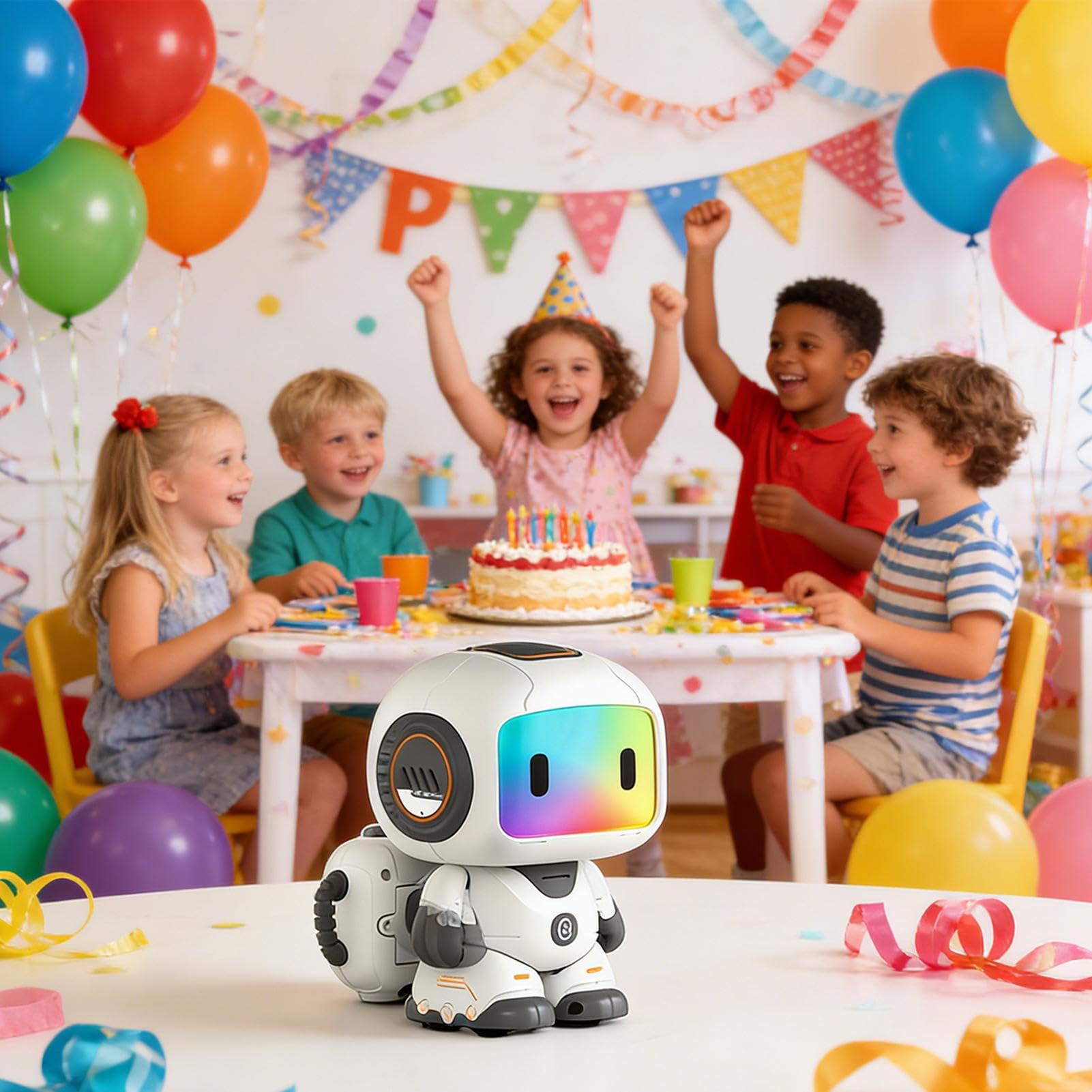 Robot Giocattolo Educativo per Bambini Programmabile E Ricaricabile Con