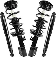 Vista 120 de Detroit Axle - Amortiguadores de muelles helicoidales RWD para Dodge Charger 2012-2020, 2012-2019 Challenger 2 Amortiguadores delanteros completos