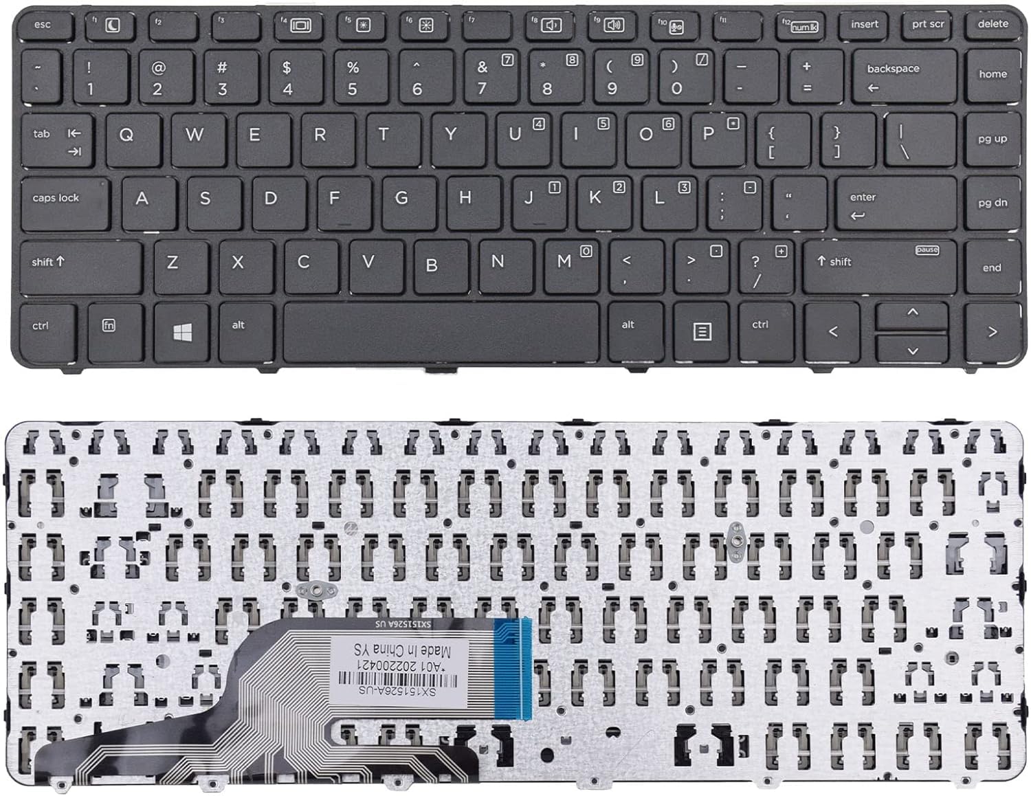 WeFly Laptop Keyboard Compatible for HP Probook 430 G3 430 G4 440 G3 440 G4 445 G3 640 G2 645 G2 640 G3 645 G3 HSTNN-Q98C Without Backlit Laptop Keyboard (B0CRDDJRX3) Amazon Price History, Amazon Price Tracker