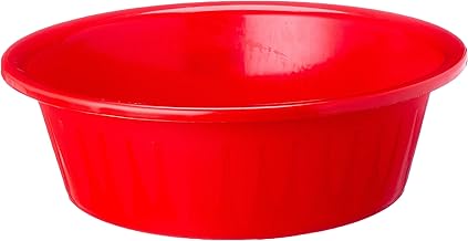 El helal & star plastic wash basin, 40 cm - red