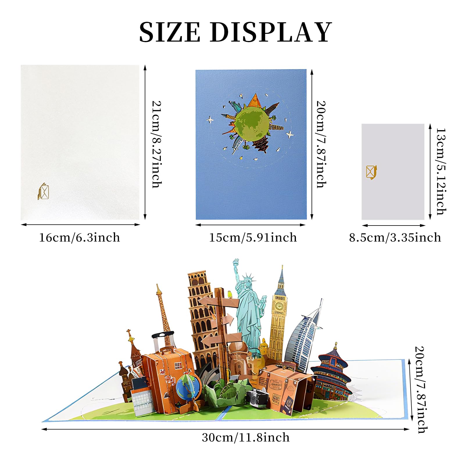 Biglietto Pop-up Vacanze 3D con Sdraio - Biglietteria Estate
