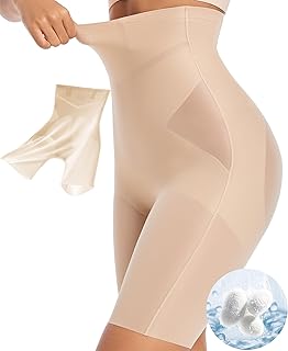 PRETTYWELL Shapewear Tummy Control Shorts for Women Comfort High Waisted Body Shaper Shorts Seamless no Rolling Thigh Slimmer