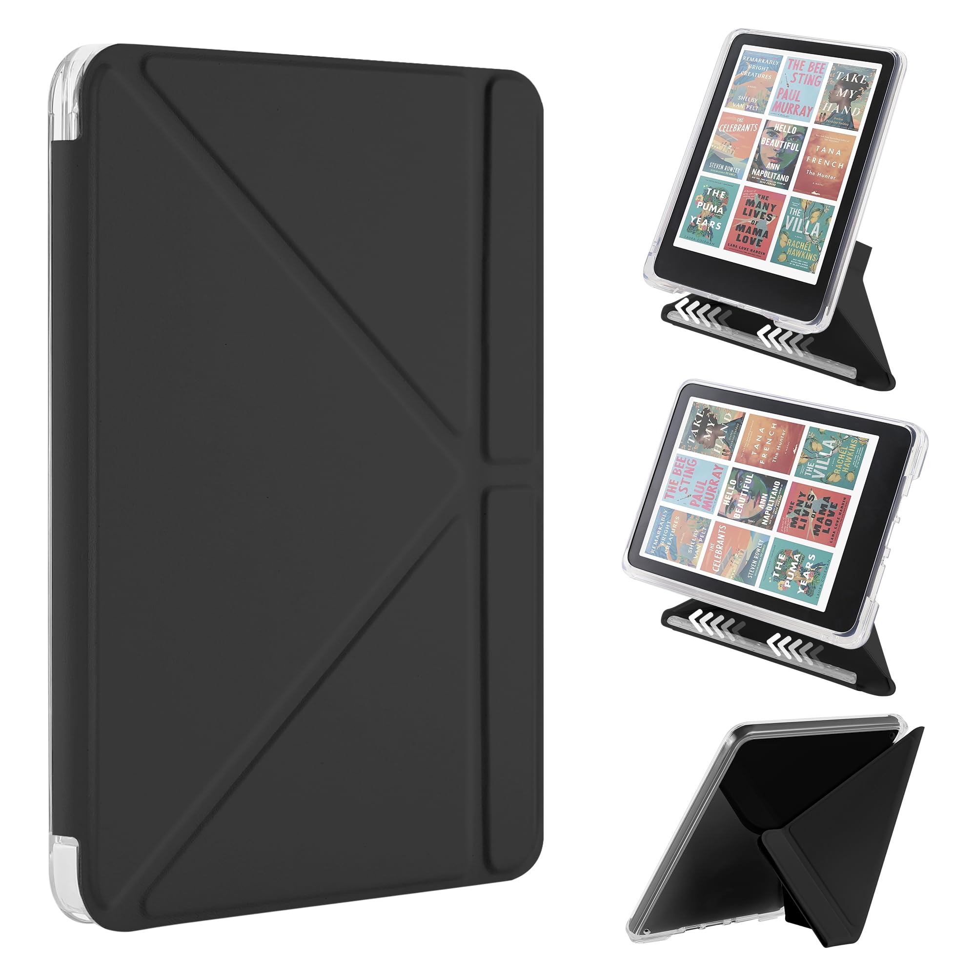 Photo 1 of Vane Oak Detachable 2-in-1 Stand Case for 7'' Kindle Paperwhite 12th Gen 2024 and Kindle Colorsoft Signature Edition, Slide to Separate, Slim PU Leather Case with Auto Wake/Sleep, Black