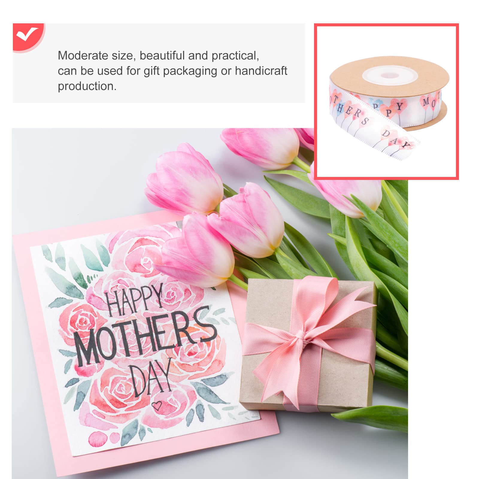 Amazon.com: LUOZZY Happy Mother's Day Ribbons I Love You Mom