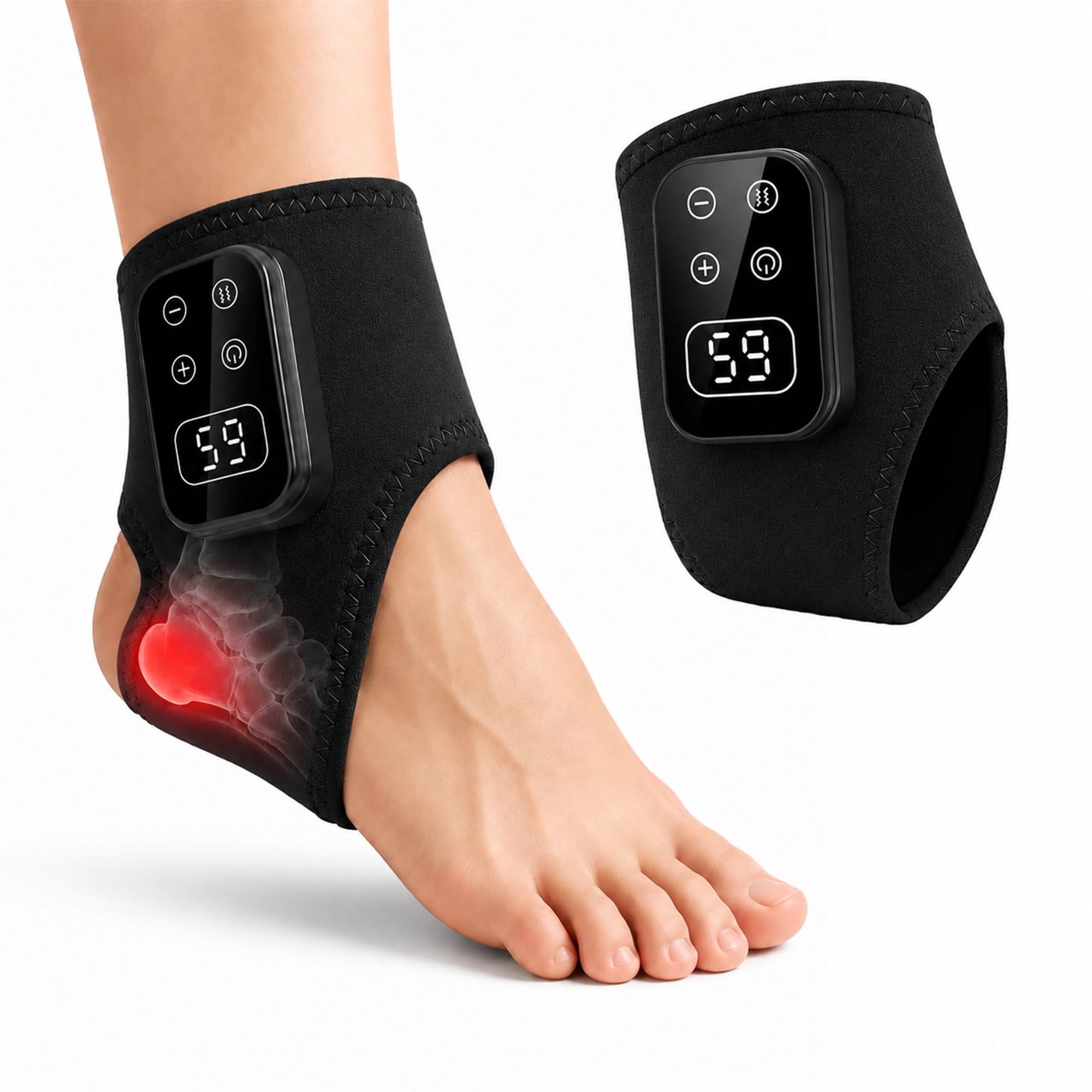 Photo 1 of brenzo Foot & Ankle Massager - Black