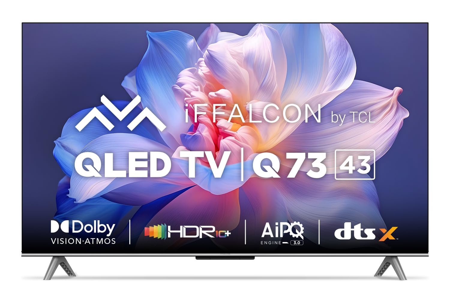 iFFALCON 108 cm (43 inches) 4K Ultra HD Smart QLED Google TV iFF43Q73(Black) (B0CB6RBZZW) Amazon Price History, Amazon Price Tracker