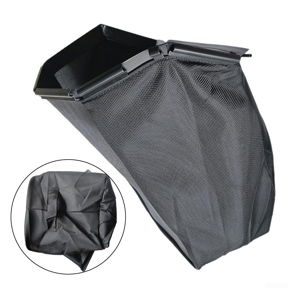 964-04154A Sac de ramassage d'herbe pour Craftsman Marcher derrière la tondeuse à gazon Sac récupérateur d'herbe pour une collecte efficace de pelouse Cadre léger non inclus Noir