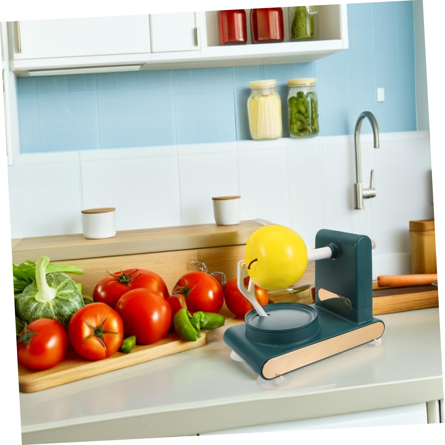 Alipis Pelador Manual de Frutas y Verduras Multifunción, Verde