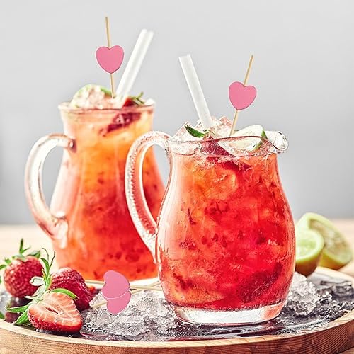 Miniatura 3 de 100 palillos de cóctel de bambú, palillos de dientes elegantes para aperitivos, palillos hechos a mano de 4.7 pulgadas, bonitos pinchos de bambú de