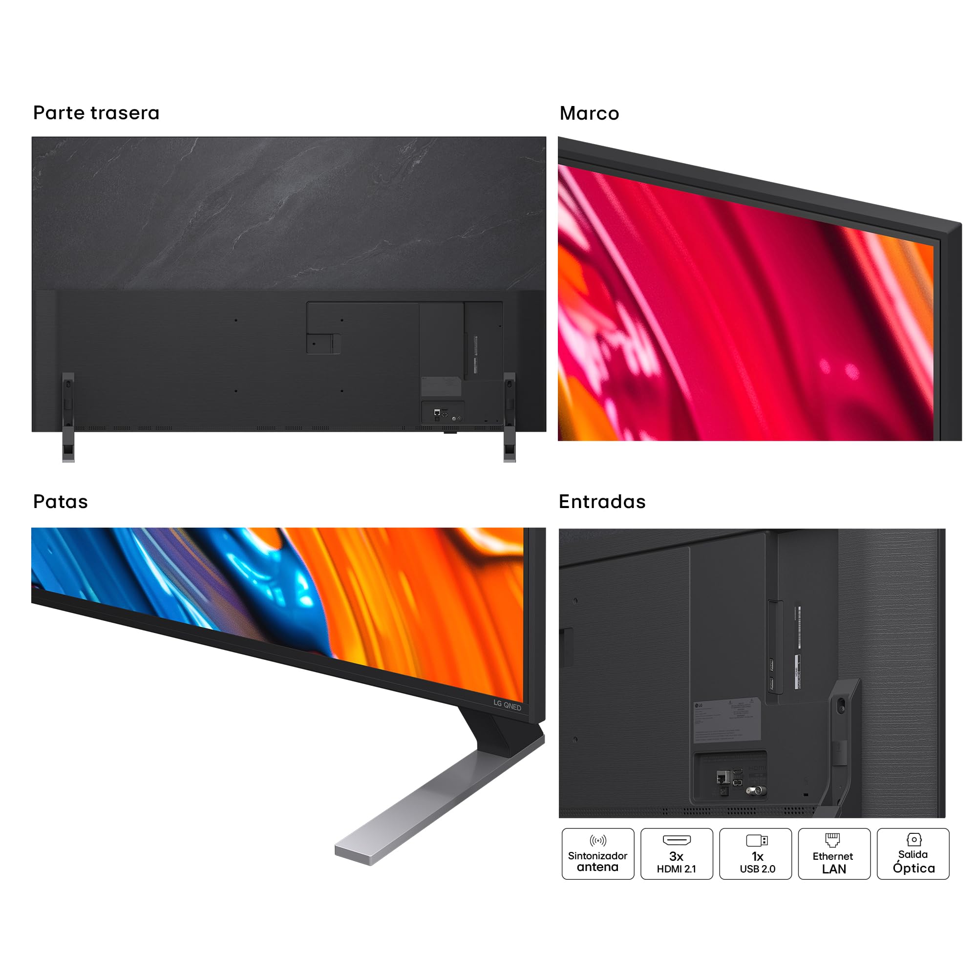 LG 65QNED84A6C – TV 65", QNED 4K, Smart TV, WebOS 25, Super Upscaling, Dolby Vision and Atmos, Alexa/Google Assistant, Black — view 16