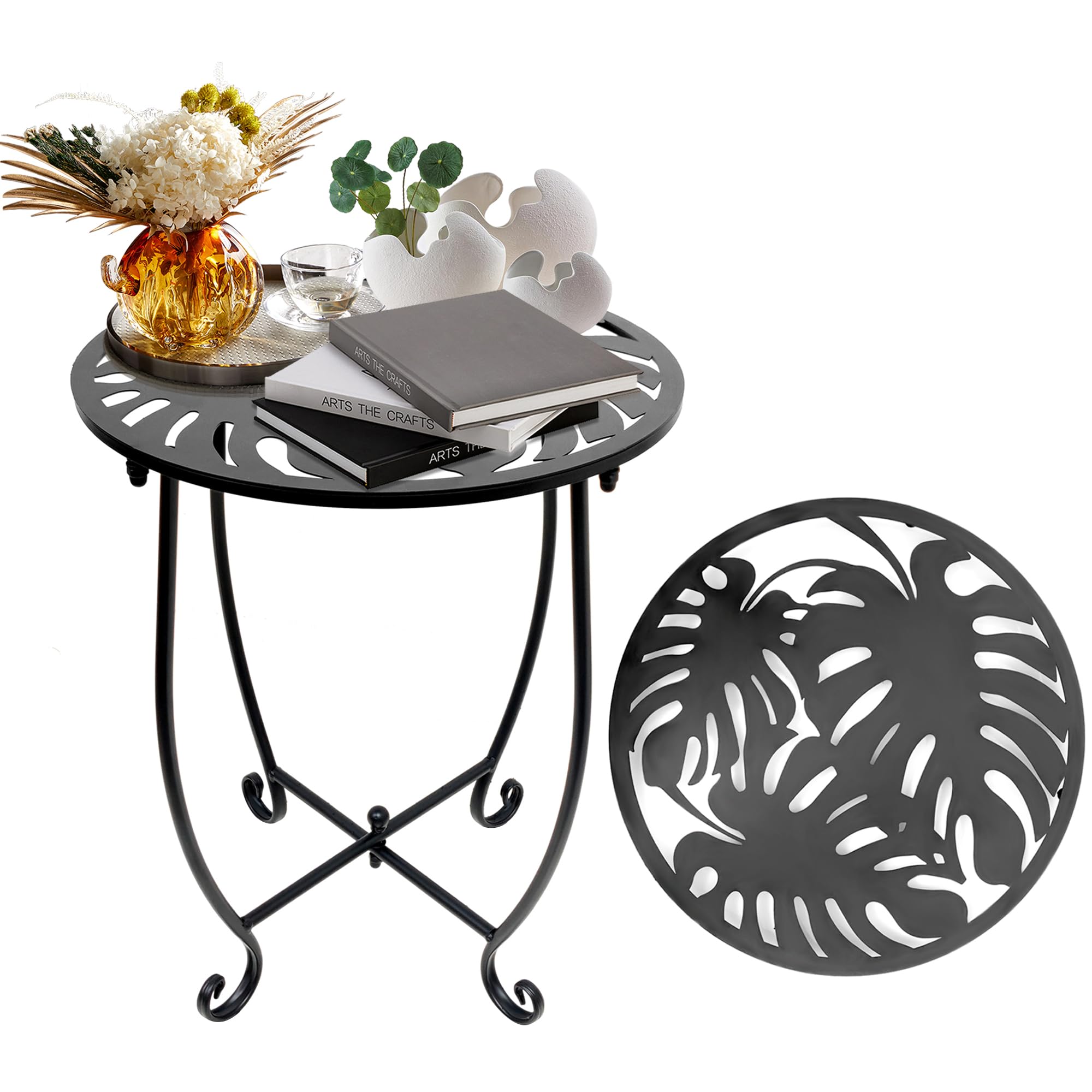Amazon.com: Outdoor Side Table for Small Spaces, Versatile 14 Inch ...