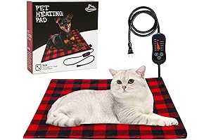 Pet Heating Pad, Outdoor Heated Dog Bed, Heated Cat Bed for Indoor or Outdoor