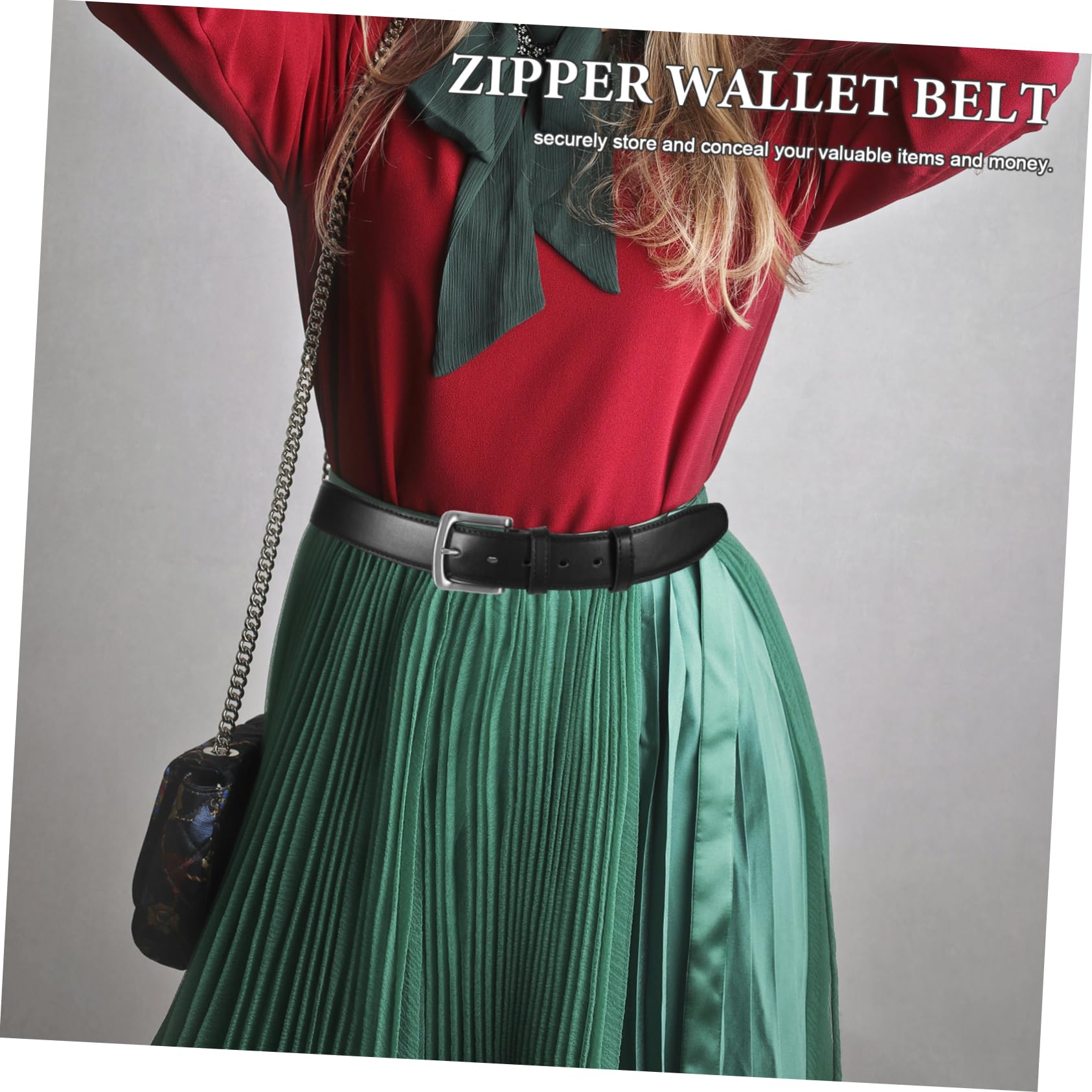 Travel Money Belt Ukryte Pieniądze Torebka Antykradzieżowa Portfel Talia Tajna Portfer
