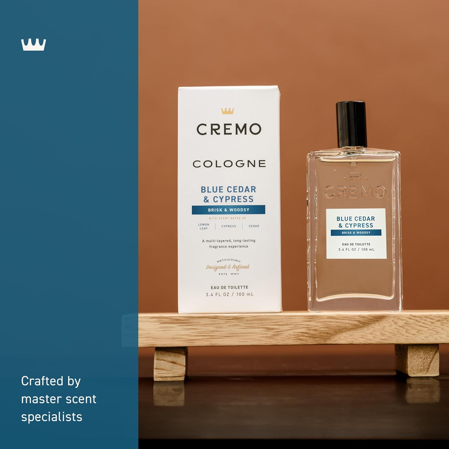 Woodland Essence: Cremo Men's Cologne with Citrus and Cedar Harmony