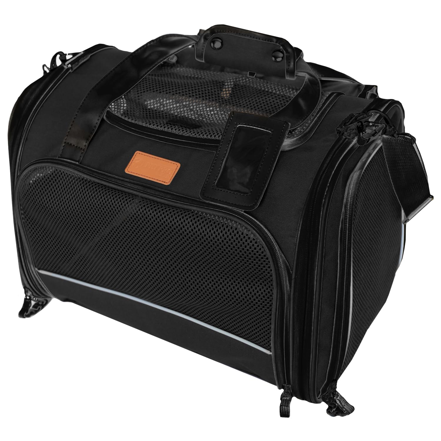PETPROVED Trasportino Gatto Trasportino per Cani Taglia Piccola Media Trasportino Gatto Grande Trasportino Cane Auto Trasportino Gatto Morbido Per Cani Borsa Trasportino Gatto