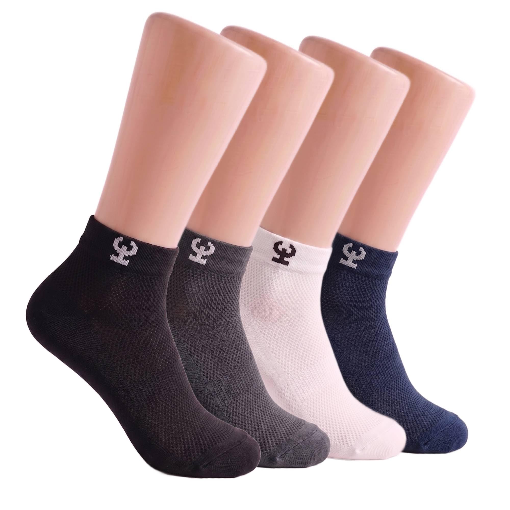 Premium Nylon Ankle Sock, Breathable Mesh Design, Lightweight, Stretchable, for Daily Wear, Sports, Gym, Office-picture-17