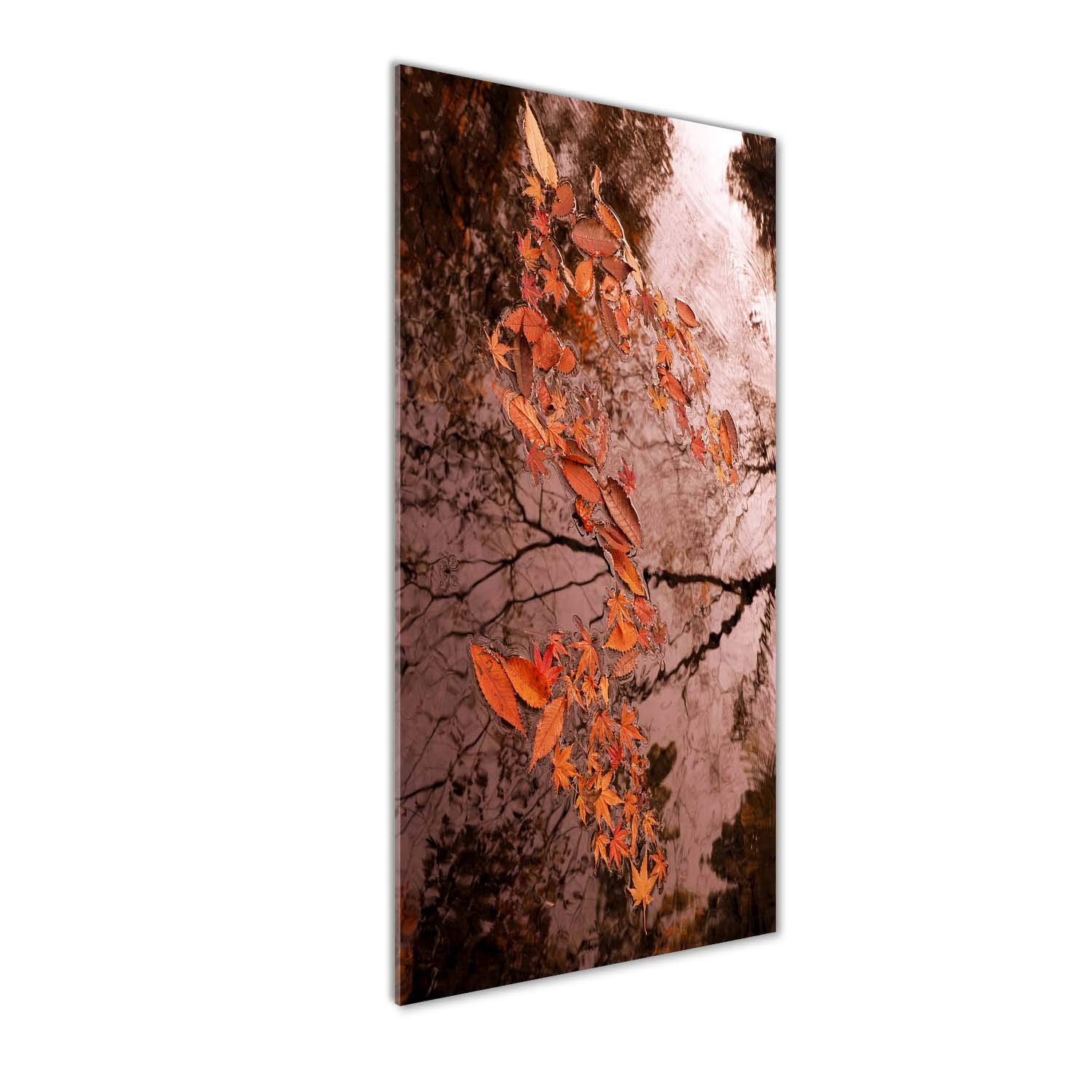 Tableau sur verre trempé 50x125cm Tulup pour masquer un mur vide et terne
