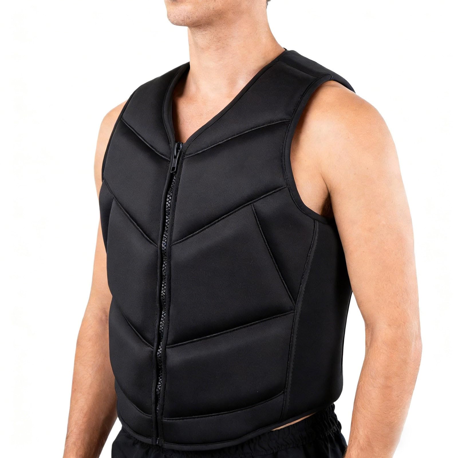 Generisch Damen Comp Wassersport Waterski Jetski Wakeboarden Safety Impact Weste - Top - Schwarz