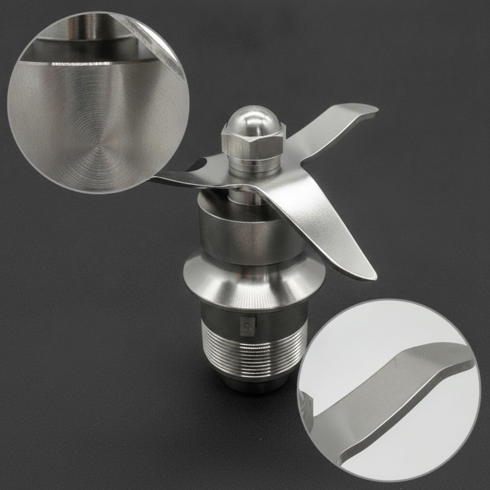 Élément Tranchant Mixeur avec Socle Fileté Compatible Rechange Professionnel Pièce pour Cuisines Professionnelles