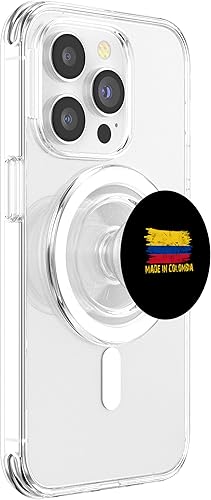 Vista 10 de Made Colombia Flag Colombian Proud in Colombiano PopSockets PopGrip intercambiable