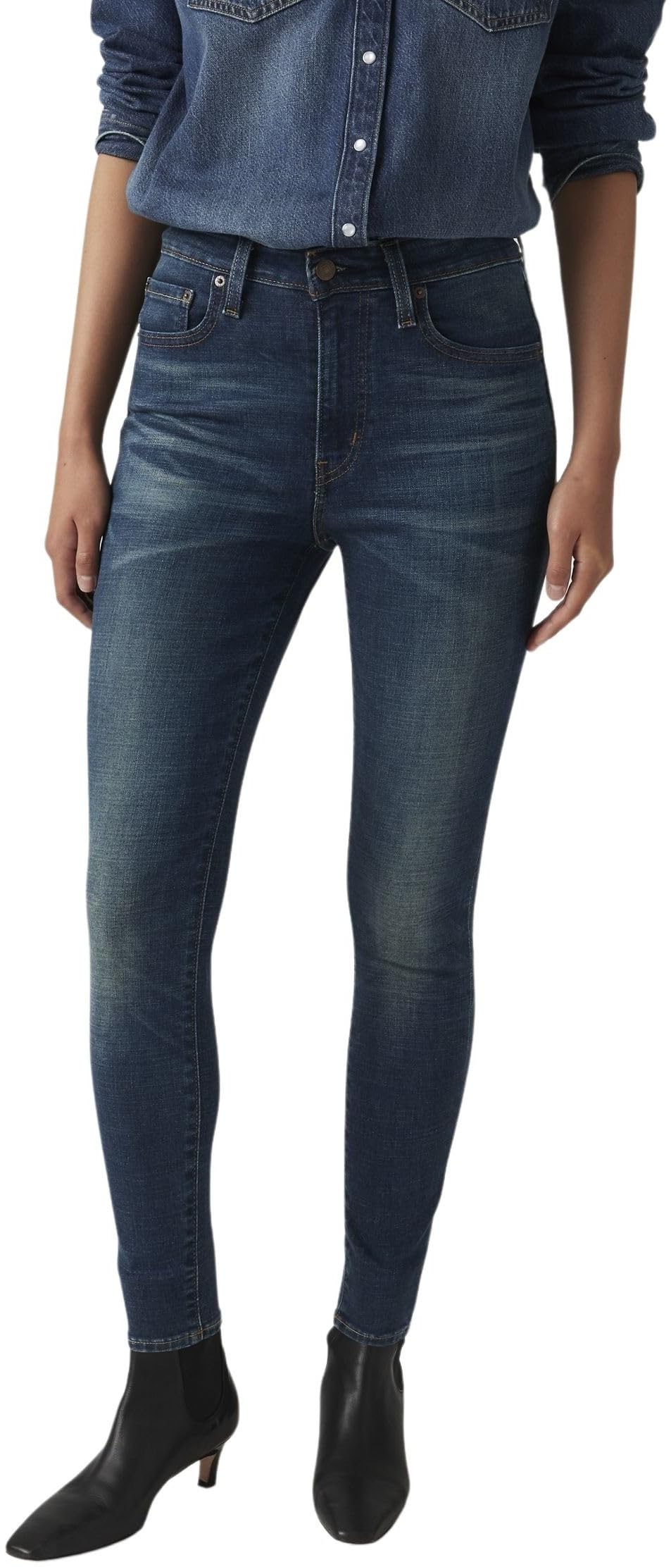Levi's Women's 721 High Rise Skinny Jeans, Miles Apart, 29W x 30L