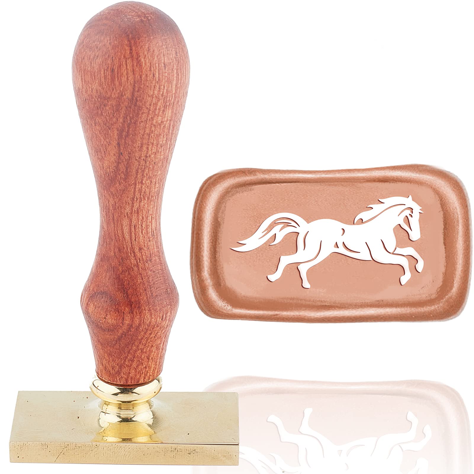 Amazon | CRASPIRE シーリングスタンプ 馬 シーリングワックス