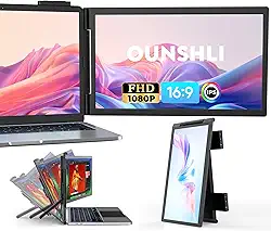 Monitor Portátil para Laptop de 16,1' Full Hd 1080P Monitor de Computador Duplo Usb C Hdmi com Alto-Falantes (BROU-CP140-10K9-060)