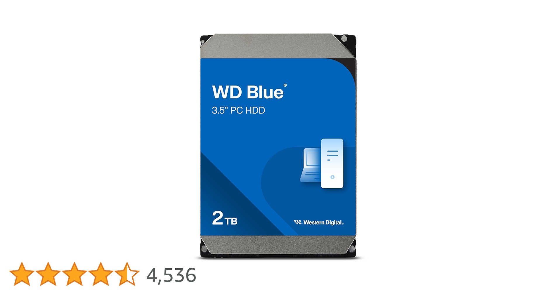 ２TB　TOSHIBA 外付けハードディスク 青 ２TB 2TB WD Blue PC Desktop Hard Drive | Western Digital