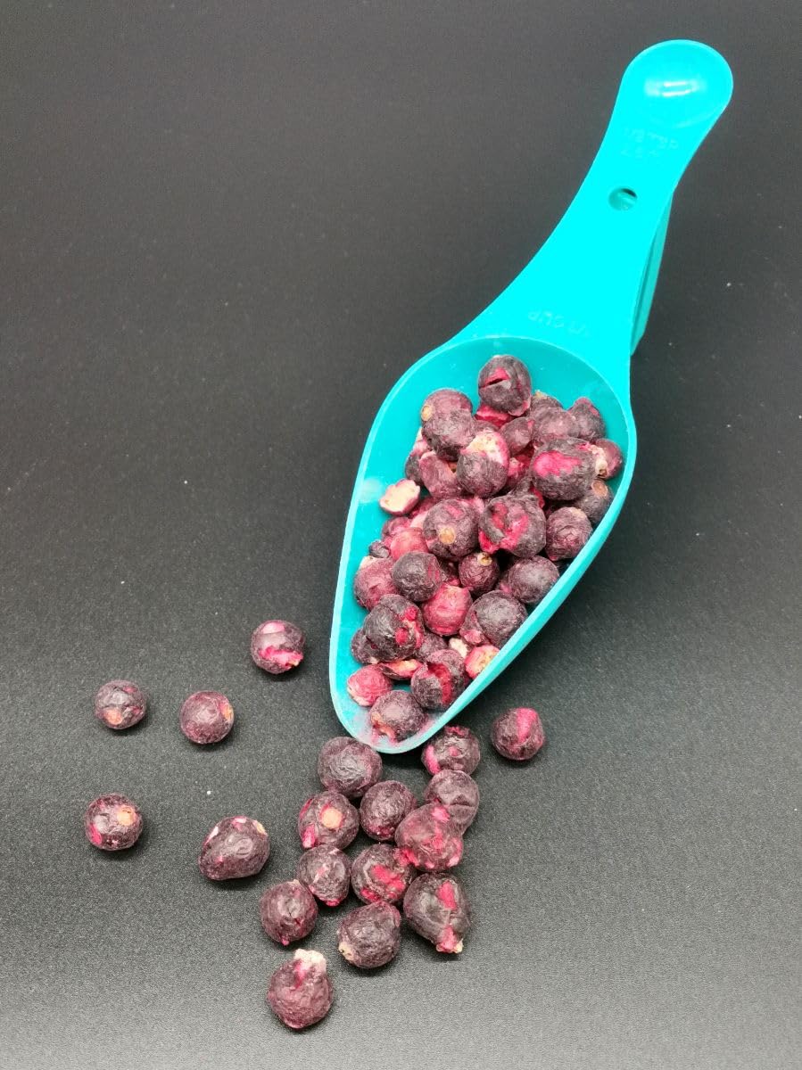 Müsli Mühle Schwarze Johannisbeeren gefriergetrocknet – 100% Ganze/Bruch Frucht – Ohne Zuckerzusatz – ideal für Müsli & Joghurt – Trockenfrucht – Beeren Obst – 1000g