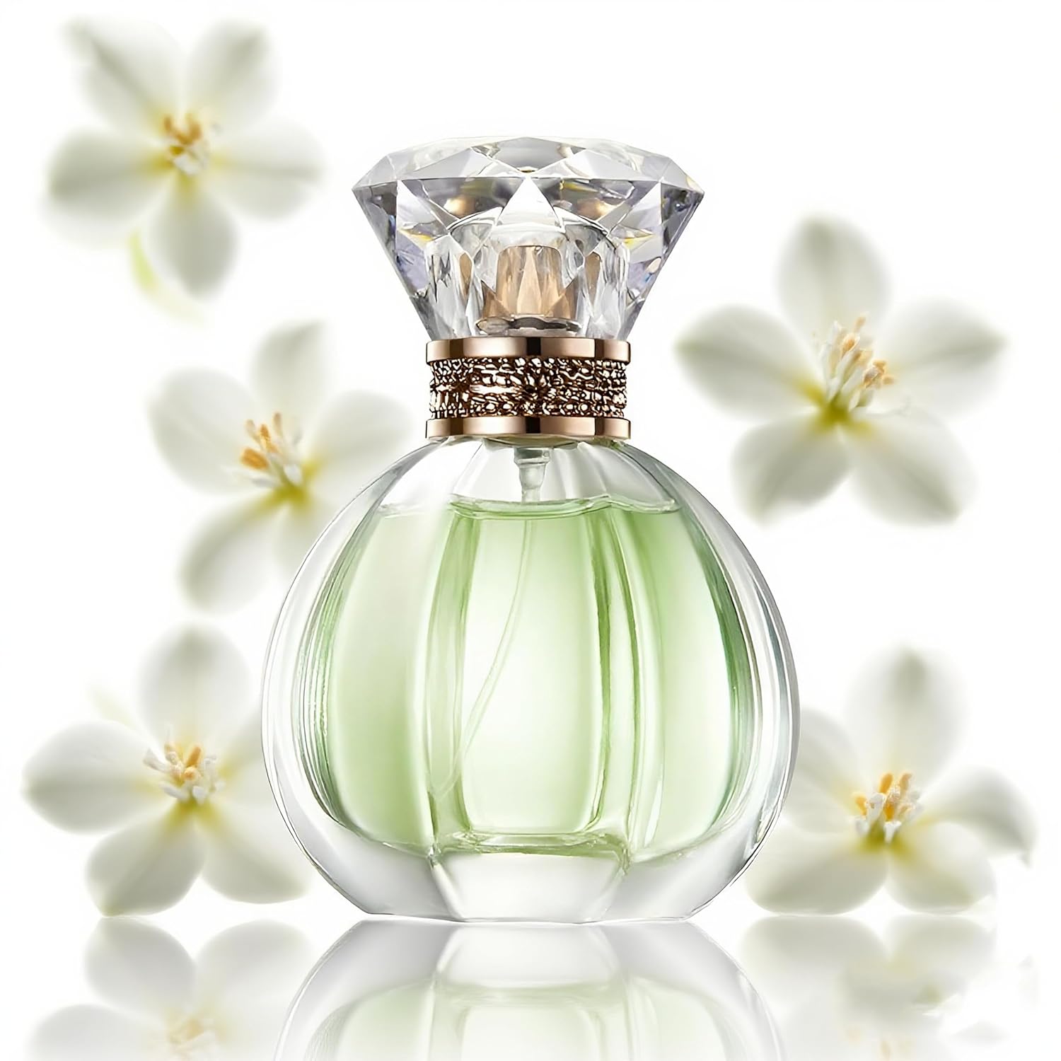 Fresh Floral Perfume for Women - Everyday Office Fragrance Wear, Light & Sweet Non-Powdery Scent, 1.7oz/50ml Eau de Parfum Spray (Gardenia)