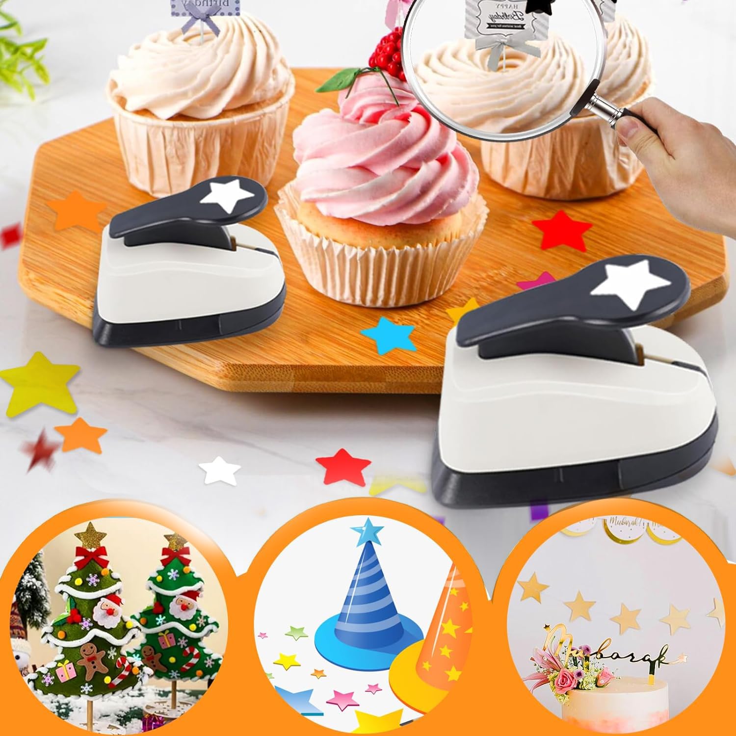 Amazon.co.jp: クラフトパンチ 星 穴パンチ 星型パンチ 星穴パンチ