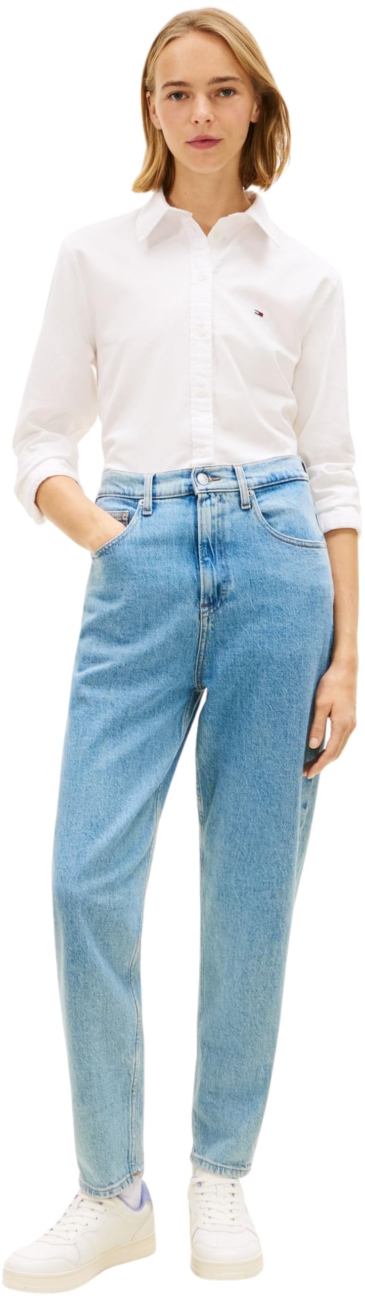 Tommy Jeans Damen Jeans Hose Mom Jean High Waist