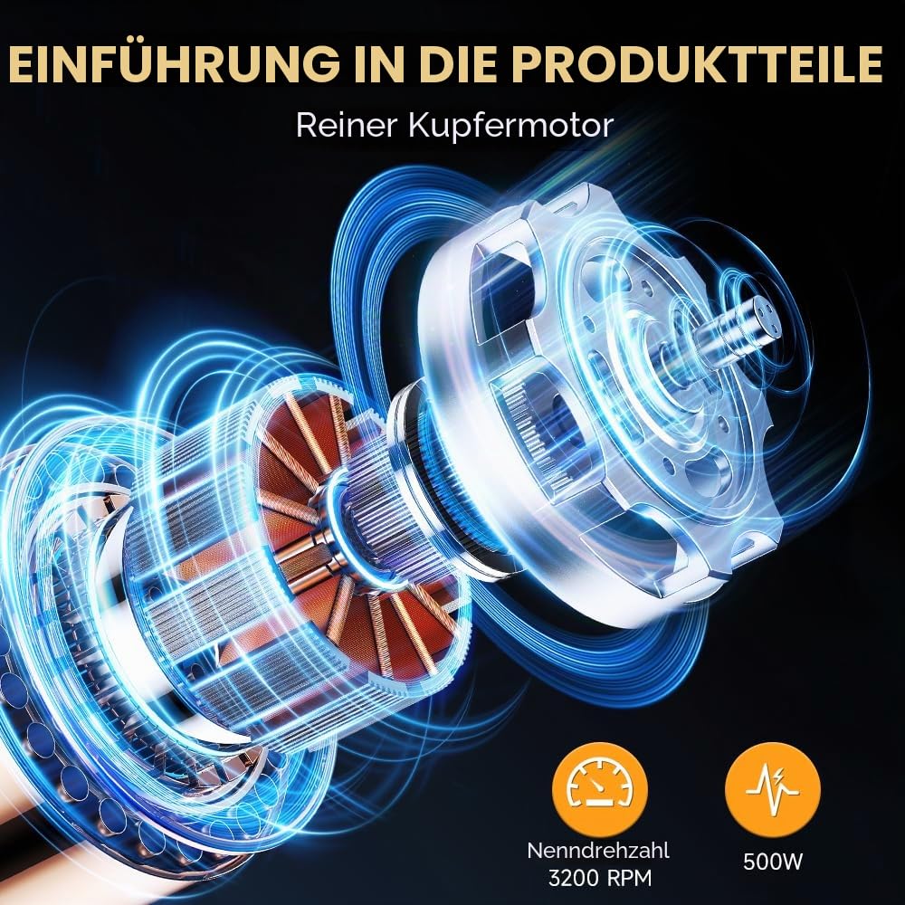 Hoteche Elektrische Seilwinde 230V, 125/250KG Tragfähigkeit, 12m Stahlseil, 560W Motor – Hebezug für Industrie & Haushalt