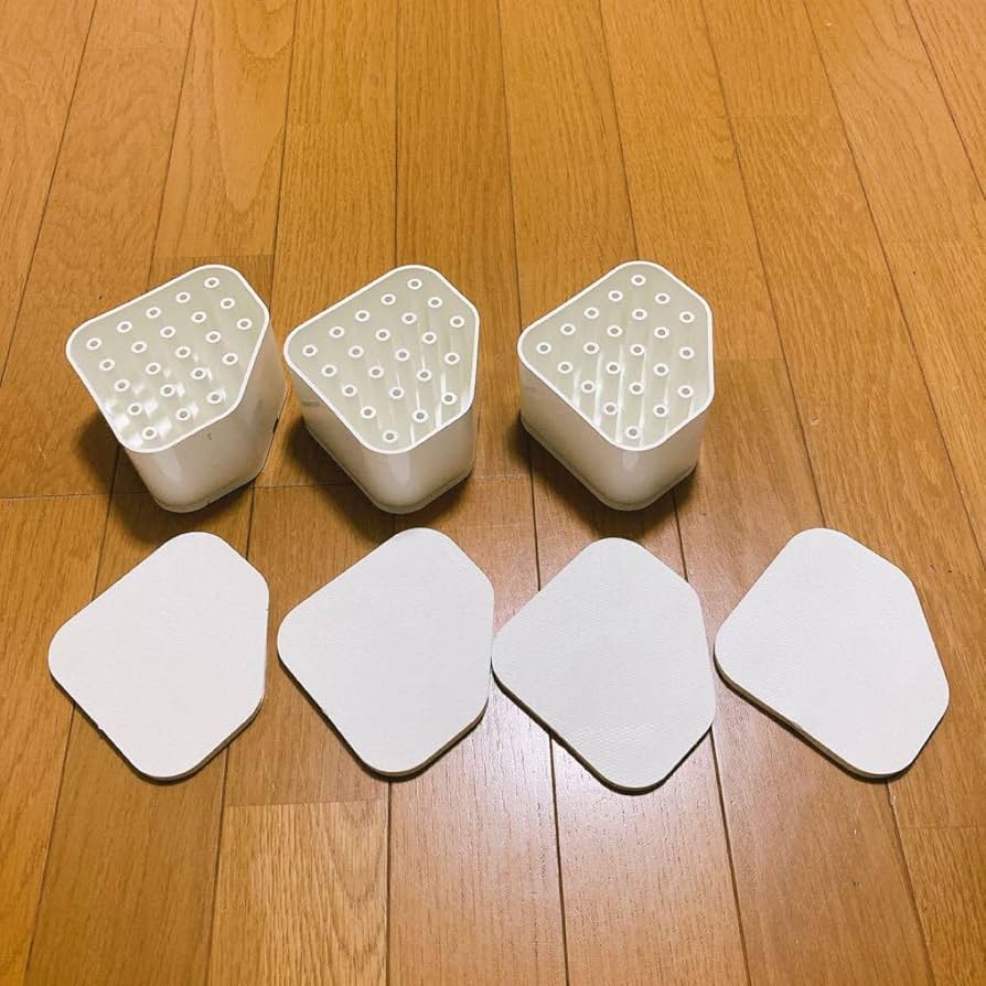 Amazon.co.jp: ふんばるマン 3個 洗濯機用防振かさ上げ台 高さ