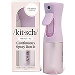 Kitsch Spray Bottle for Hair - Continuous Water Mister with Ultra Fine Mist for Hairstyling, Barbers, Salons, Cleaning, Plants, Versatile Spray Bottles - Made from Recycled Plastic - Sheer Violet, 5oz