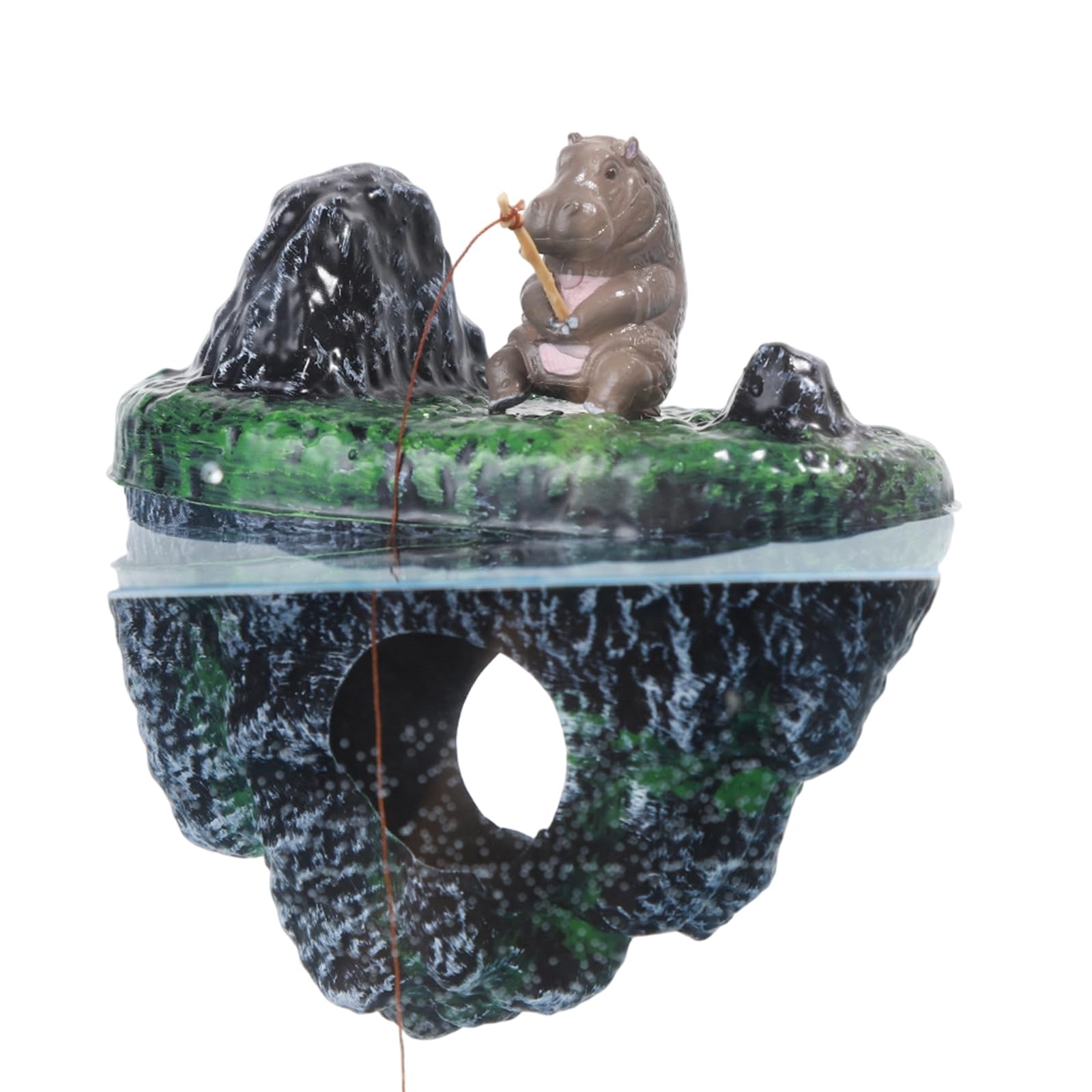 Limtula Floating Islands Ornament Aquariums Cave Fishing Hideouts Fun Fish Tanks Decorations for Bettas Shrimp Fishing Hideouts