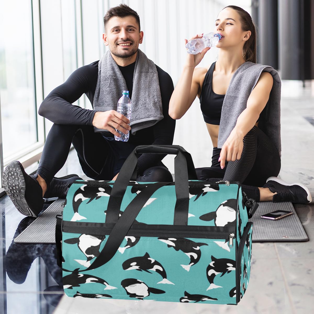 Personalisierte Sporttasche für Jungen und Männer, benutzerdefinierte Sport-Reisetasche mit Schuhfach, maßgeschneiderte Mädchen-Tanztasche, Wochenend-Übernachtungstasche für Frauen, Kinder,